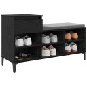  Sko Skap med skuff Svart eik 102 x 36 x 60 cm Konstruert tre
