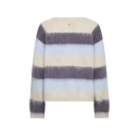 MOS MOSH Mmsuvi Stripe Knit   Purple   XS