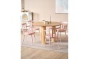 Sett med 4 spisestoler Morill - Rosa