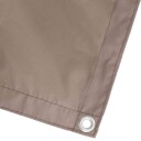 vidaXL Balkong privat skjerm 1,2 x 15 m Stoff med PU belegg Gråbrun