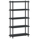 vidaXL Hyllesystem 5 nivåer 100 x 40 x 177 cm PP Antrasitt