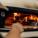 Dome Gen 2 XL Bone hvit pizzaovn   gass ved eller kull