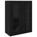  Hengende Veggskap Svart 69.5 x 34 x 90 cm Konstruert tre