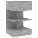 vidaXL Nattbord betonggrå 40x35x65 cm sponplate