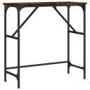  Konsollbord røkt eik 75x32x75 cm konstruert tre 8720845420130