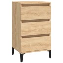 vidaXL Nattbord sonoma eik 40x35x70 cm konstruert tre