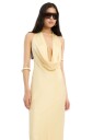 Rotate Chiffon Halter Dress Kjole Pastellgul 36