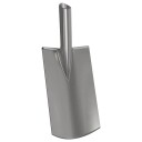 vidaXL Spadehode sølv 43 x 17 cm Pulverlakkert stål