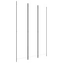 vidaXL Romdeler 3 paneler hvit 150x220 cm stoff