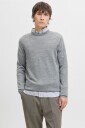 Jack & Jones   Genser Jprblamerino Knit Crew Neck   Grå