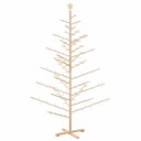  Trekjuletrær med stativ Naturlig 210 cm Heltre furu