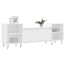 vidaXL TV-benk hvit 160x35x55 cm konstruert tre 8721012113794
