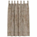  Gardin med gardiner 2 pcs champagne 175 x 140 cm Fløyel