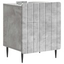  Nattbordskap 2 pcs Betonggrå 43 x 34,5 x 52 cm Konstruert tre