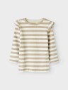 Name It Taia Slim Long Sleeve Top Beige 116