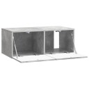  Vegghengt TV skap 98 x 41 x 30 cm Betonggrå Konstruert tre