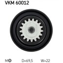 Strammehjul kilerem SKF VKM 60012