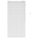 vidaXL Venetiansk persienne Hvit 80 x 160 cm 35 mm