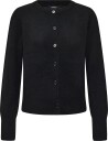 Lindex Fine Knit Cardigan In Wool Blend   BLACK   XS