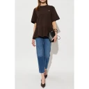 ROTATE Peplum T Shirt   Brown   S