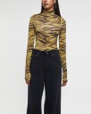 Ganni Dame Topper Beige L