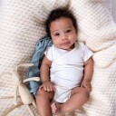 Strikk Babyteppe Hompetitten Garnpakke Bluum Pure Eco Baby Wool