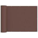 vidaXL Balkong privat skjerm 150 x 800 cm Stoff med PU belegg Brun