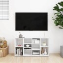 vidaXL Skobenk hvit 103x30x54,5 cm sponplater
