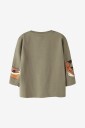 Name it - Topp Nmmotto Ls Nreg Top - Grønn