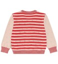 Hust and Claire Cardigan   HCCamilla Stripes   Valmuer   Hust and Claire   3 år 98   Cardigan Rosa Rød