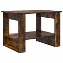  Kaffebord Røkt eik 72 x 50 x 50 cm Konstruert tre