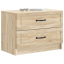  Nattbordskap Sonoma eik 62 x 34,5 x 44,5 cm Konstruert tre