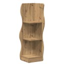 vidaXL Hjørnehylle Artisan eik 34 x 33 x 102 cm Konstruert tre