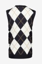 Lindbergh - Vest Christmas argyle vest - Blå