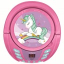 Lexibook - Unicorn Bluetooth Portable CD player (RCD109UNI)