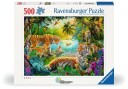 Ravensburger Puslespill 500 Brikker Tiger Familie