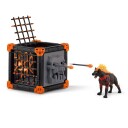 Schleich BattleCave Lava Hyena Lekesett med 27 Deler