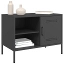  TV-benk svart 68x39x50,5 cm stål 842994