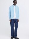 Blend Bhbobby Linen L/S   Blue   XXXL