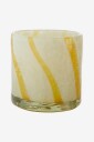 Ellos Home   Lanterne Mika Striped høyde 12 cm   Gul