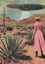 Desert UFO Encounter Plakat / 70x100