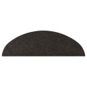 vidaXL Selvklebende trappematter 10 stk svart 56x20 cm