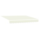  Markiseramme Krem 350 x 250 cm Polyester med PU belegg