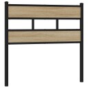  Hodegavl sonoma eik 80 cm jern og konstruert tre 8721158377180