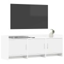  TV skap 130 x 33 x 47 cm Hvit Konstruert tre
