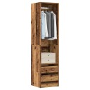  Garderobe gammelt tre 50x50x200 cm konstruert tre 8721158628114