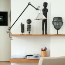 Lampe Gras 201 Bordlampe Svart/Krom