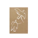 Ferm Living Vuelo Tea Towel   Sugar Kelp/Off white