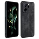 INCOVER Xiaomi 13T / 13T Pro AZNS Skinndekket Plast Deksel med Mønster - Svart
