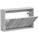 vidaXL Vegghengt skoskap ZWOLLE 71 x 17 x 43 cm Konstruert tre